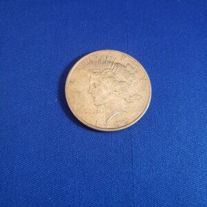 1923 Peace Silver Dollar Coin - Denver Mint (1923D-CG)